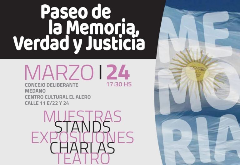 Por las condiciones climáticas, modifican los lugares previstos para conmemorar el Día de la Memoria