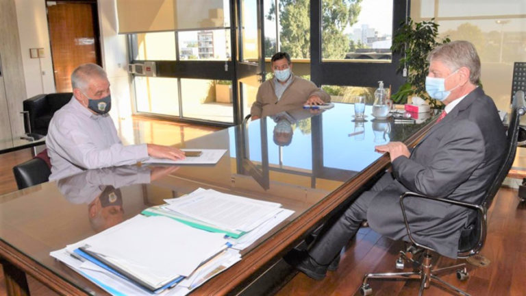 Sergio Ziliotto recibió al intendente Pavoni para avanzar en obras para Metileo
