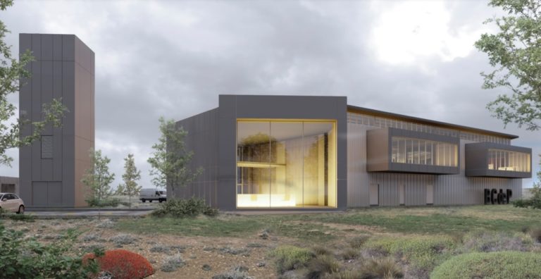 Así lucirá la futura “bodega de punta” en Casa de Piedra: Dos plantas, más de 2 mil m2 y sala de degustaciones con vista al Lago