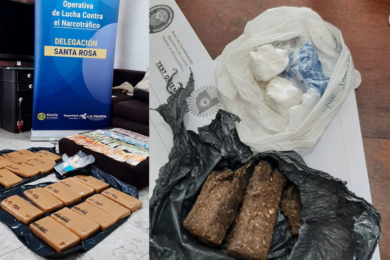 Secuestran 21 kilos de marihuana en Eduardo Castex que presuntamente eran para clientes en el norte pampeano