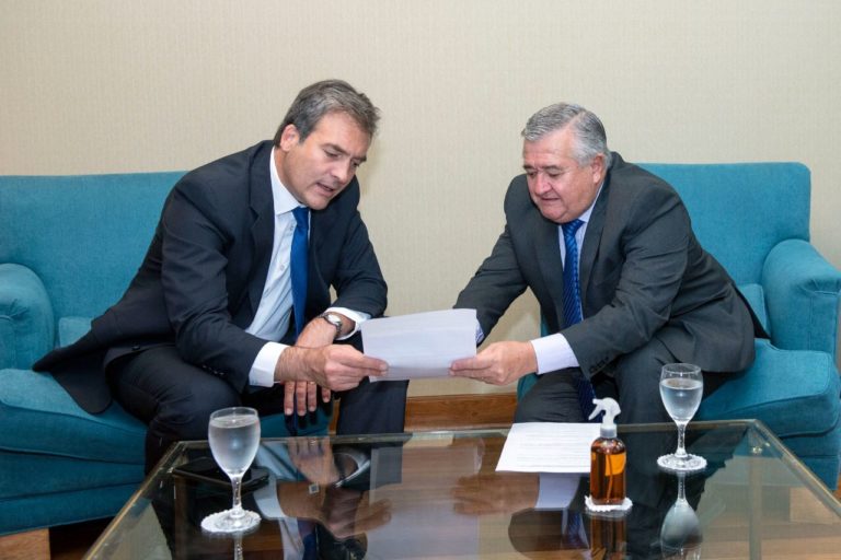 El presidente del STJ se reunió con el ministro Soria: Los Juzgados de Paz de La Pampa serán equipados con fondos de Nación