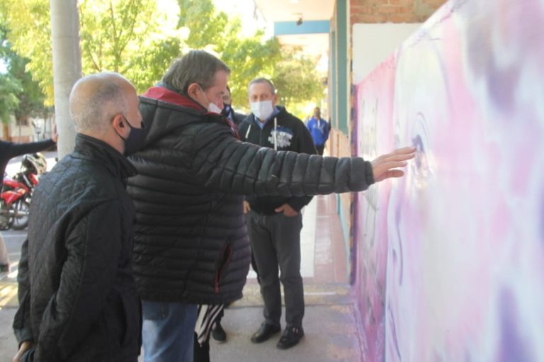 Ramón “Teto” Dupuy sobre el emotivo mural: “Me gustaría que donde haya un lugarcito esté pintado Lucio, para que la gente lo tenga siempre en cuenta”