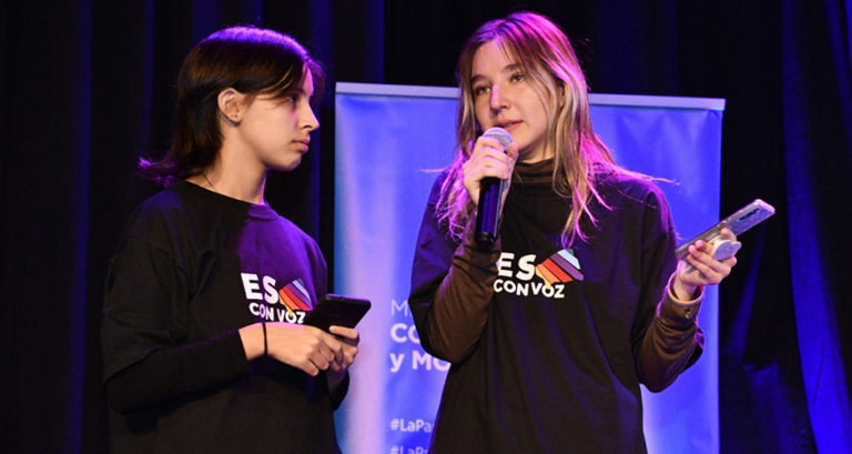 Presentaron “Es con Voz”, la nueva Web App sobre ESI pensada por jóvenes de La Pampa