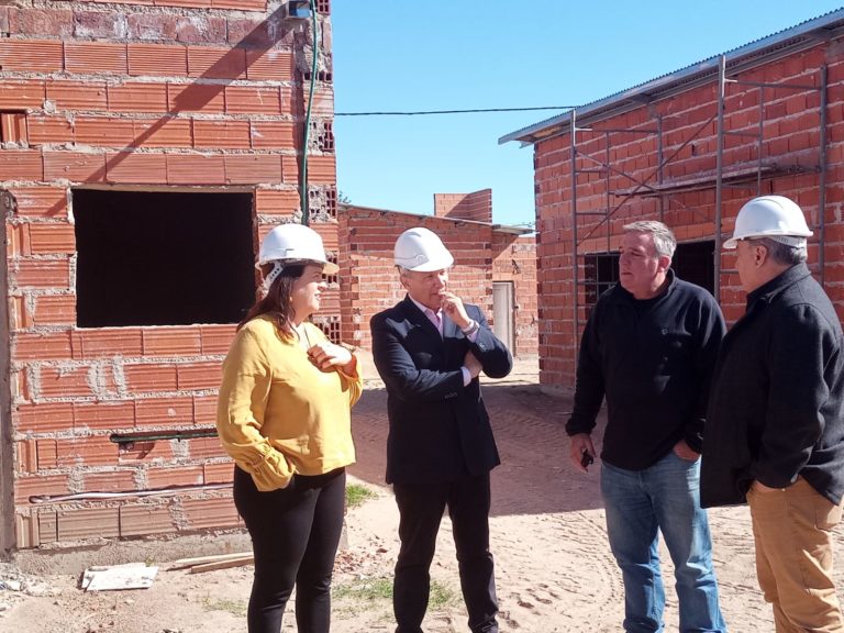 Avanza la construcción de las 120 viviendas del IPAV en General Pico