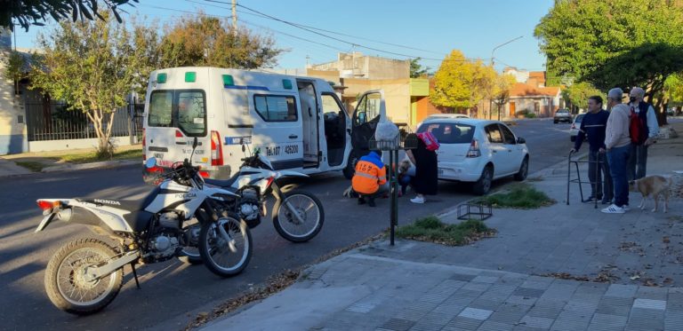 Accidentes en un lapso de 30 minutos y con dos traslados al hospital