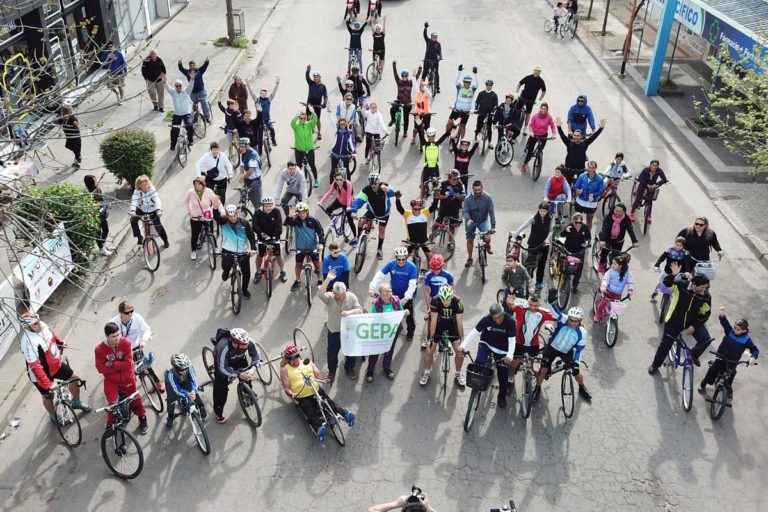 Este sábado se realizará la bicicleteada del GEPA para visibilizar el Parkinson