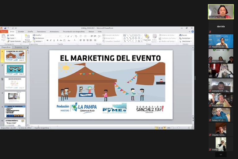 Continúa la capacitación destinada a las empresas expositoras de la ExpoPyMEs 2022