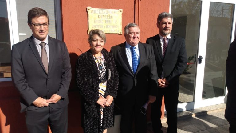 Inauguraron obras de ampliación de Juzgado de Paz en Metileo