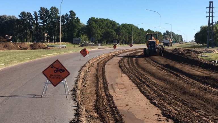 ¡Atención! Corte de tránsito por obras en Ruta 1 y circunvalación Peron
