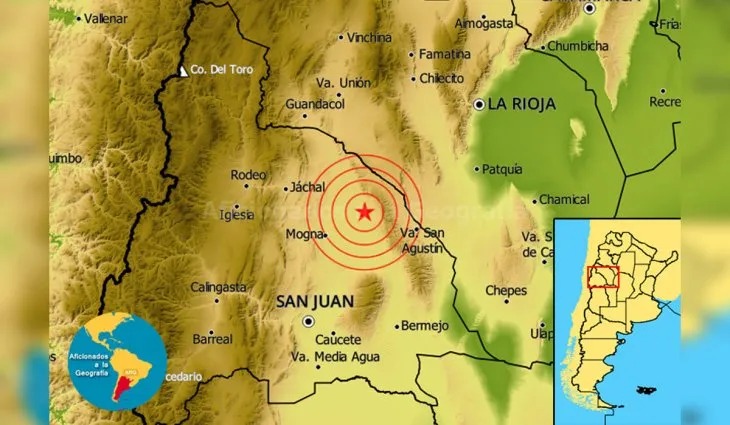 Fuerte sismo sacudió a San Juan: se sintió en San Luis, Mendoza, La Rioja y Córdoba