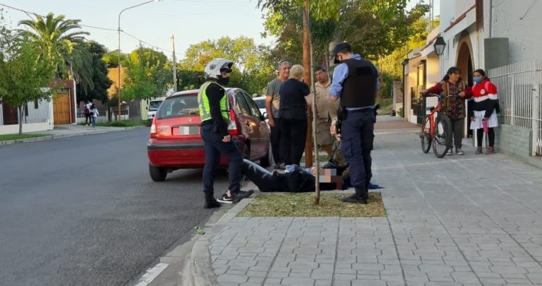 Nuevo accidente, esta vez en calle 14 y 25: Una adolescente fue hospitalizada con lesiones leves