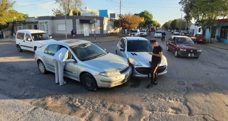 Otro accidente en General Pico, esta vez en calle 9 y 40: No hubo lesionados