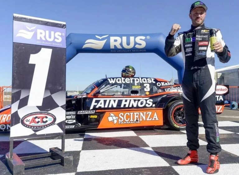 Canapino celebró en grande durante la carrera despedida de Guillermo Ortelli en La Pampa