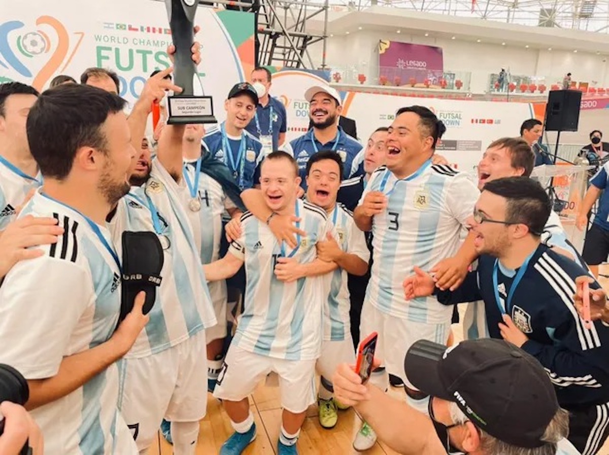 Orgullo nacional: la selección argentina se consagró subcampeona en el Mundial de Futsal Down