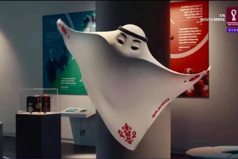 Tenemos nueva mascota: ‘LA’ EBB’ fue presentado en el Sorteo del Mundial Qatar 2022 [VIDEO]