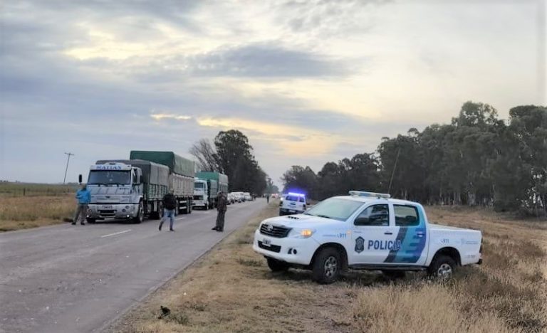 Fuerte choque con cinco heridos en Ruta 85 cerca de Salliqueló: Un camionero piquense fue hospitalizado