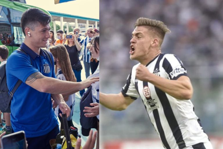 El piquense Rodrigo Garro sumó minutos en la victoria de Talleres ante Sarmiento en el Kempes