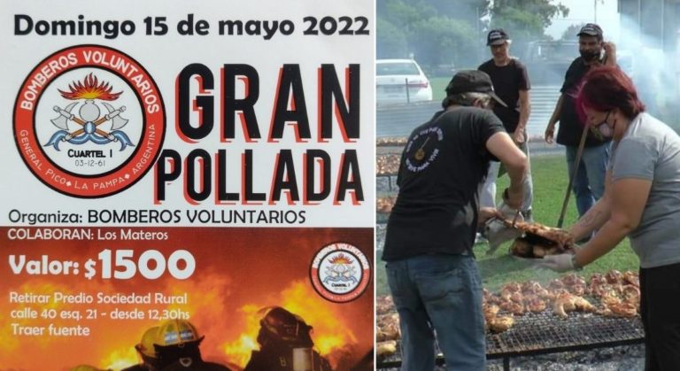 Bomberos organiza una gran pollada junto a “Los Materos” para este domingo: “Le pedimos a la gente que nos apoye”