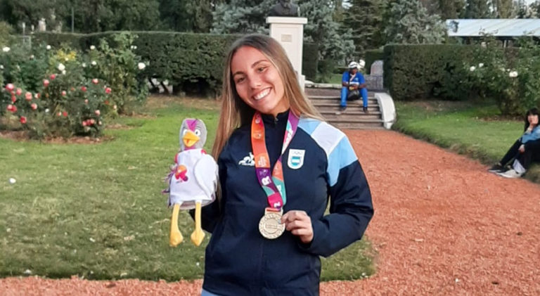 La piquense Lourdes Estigarría se consagró con la Selección Argentina en los Juegos de la Juventud