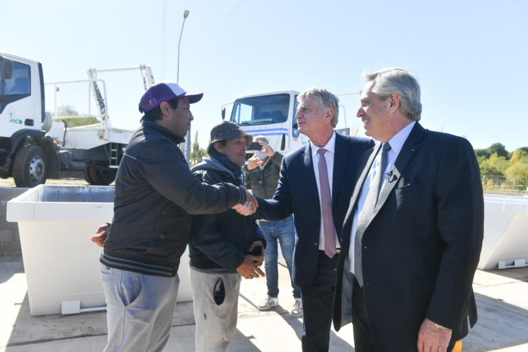 Mirá el detalle de las obras que confirmó el presidente en su visita a La Pampa