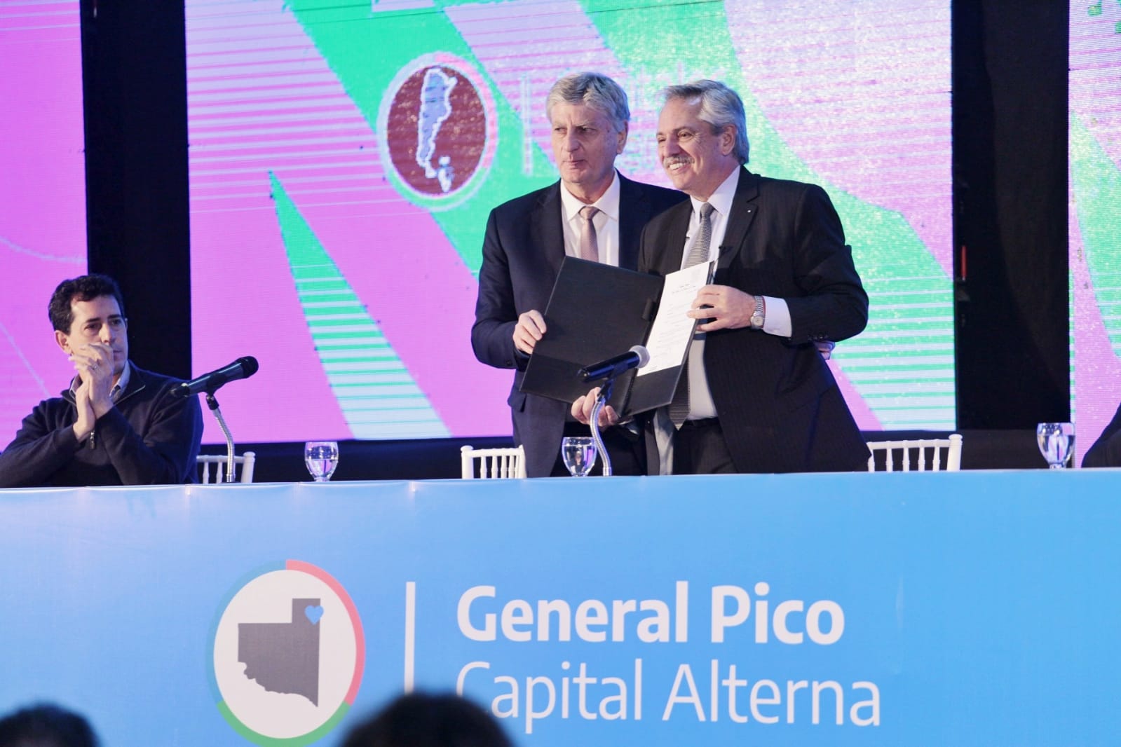 Ziliotto le agradeció al presidente Alberto Fernández por “cumplir su palabra con la provincia de La Pampa”