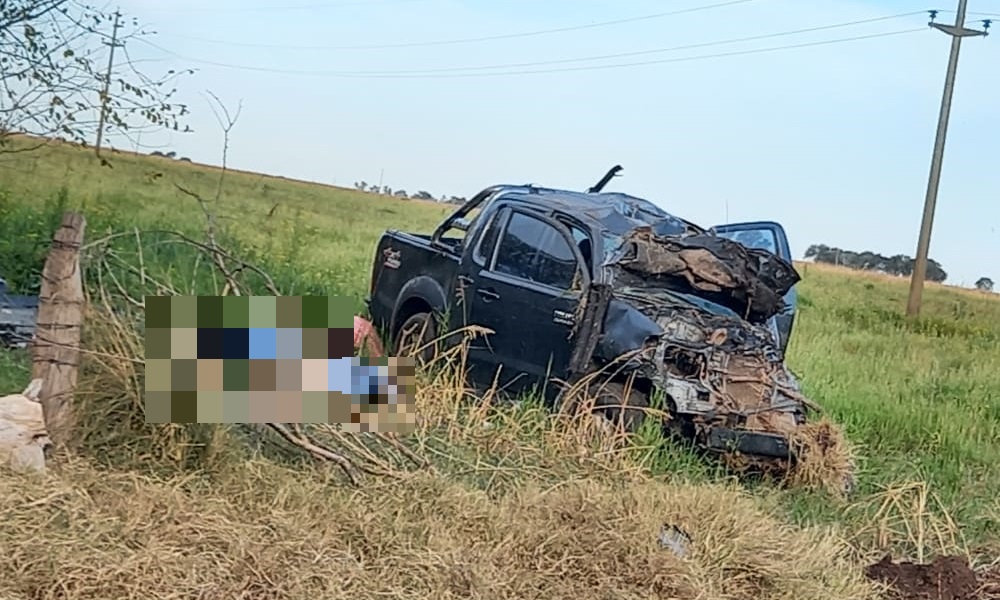 Accidente fatal en camino vecinal cerca de Trenel: Murió un hombre de 48 años tras volcar su camioneta