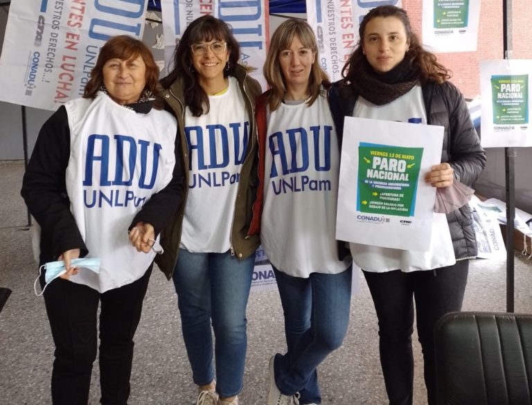 El paro docente tuvo alto acatamiento en la UNLPam y el Gobierno convocó a los gremios a discutir salarios