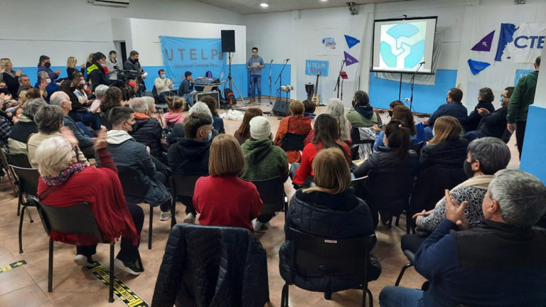 El auditorio de la sede de UTELPa en General Pico llevará los nombres de Natalia Peralta, Carlos Félix y Estela Gauna: “Lucharon siempre en defensa de la Escuela pública”