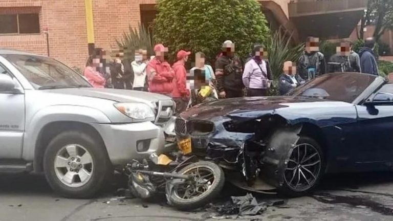 Viajaba en su BMW por Bogotá, le robaron su lujoso reloj y arrolló a los ladrones: “Aceleré”