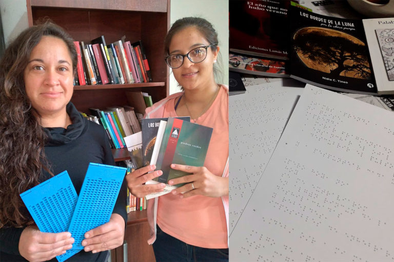 Estudiantes de UNLPam transcribieron poesía piquense a braille, “queda muchísimo por trabajar en este ámbito de inclusión”
