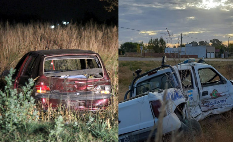 Dieron de alta a la familia de Realicó accidentada anoche en cercanías de Speluzzi y también al efectivo policial