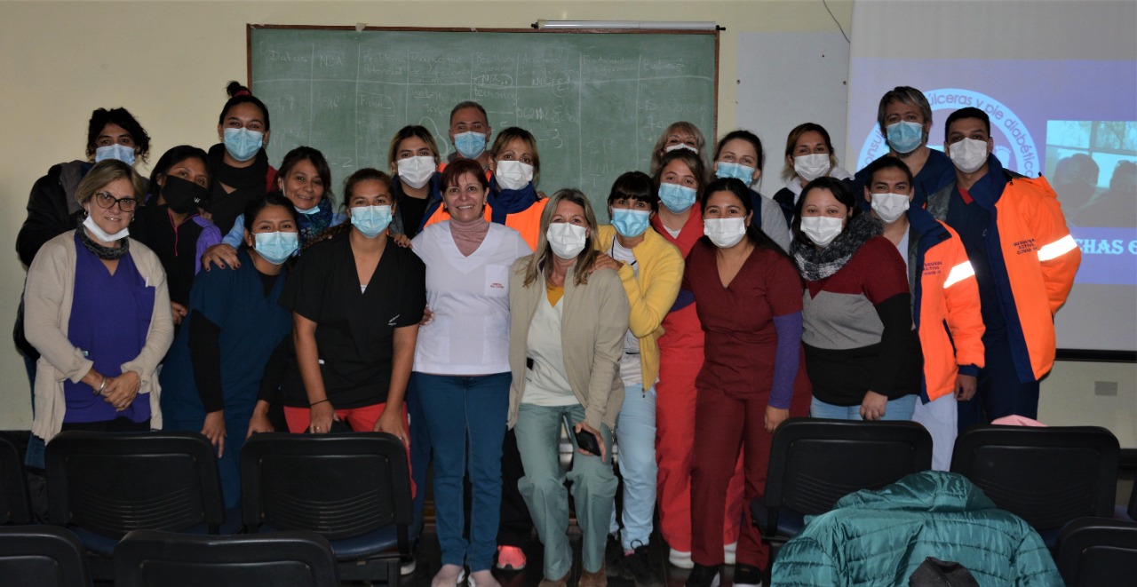 Enfermeros del norte de La Pampa se capacitaron en lesiones por presión durante la pandemia