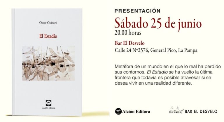 Oscar Guisoni presenta este sábado “El Estadio”, su primera novela: “Se inscribe dentro la literatura fantástica”