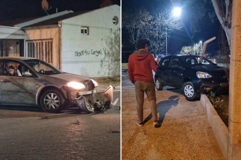 Fuerte choque en calle 2 y 113 bis: Sin heridos, solo daños materiales