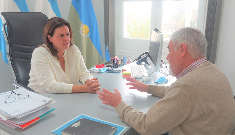 Fernanda Alonso recibió a Pavoni: “Pedimos integrar la parte de la Patagonia en la Federación Argentina de Municipios”