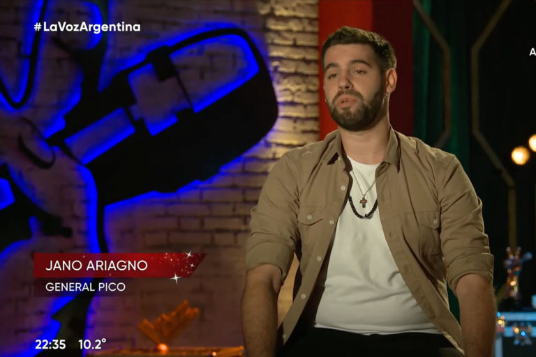 Piquense en “La Voz Argentina”: “cuando entre en el escenario y apagaron las luces fue un montón estar ahí” expresó Jano Ariagno