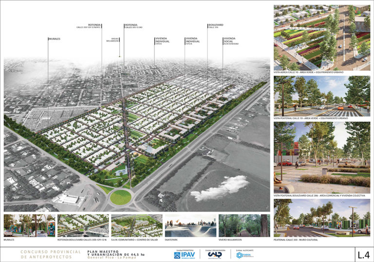 Así será la nueva urbanización sobre calle 300 en la zona norte de General Pico: Conocé todos los detalles del anteproyecto que ganó el concurso