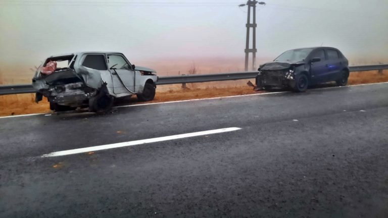 Choque en ruta 35, en cercanía de Trenel, dejó dos personas hospitalizadas