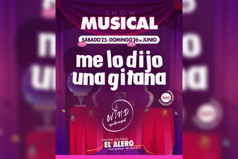 Presentan el show musical “Me lo dijo una Gitana”, este sábado y domingo en “El Alero”: “Ideal para disfrutar en familia”