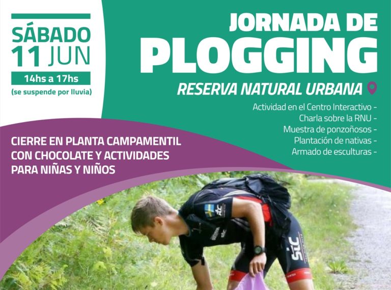 Este sábado se llevará a cabo  una jornada de plogging en la Reserva Natural Urbana “Benicio Delfín Pérez”