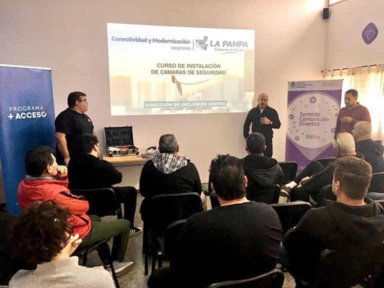 Comenzó el curso de circuito cerrado de televisión en General Pico