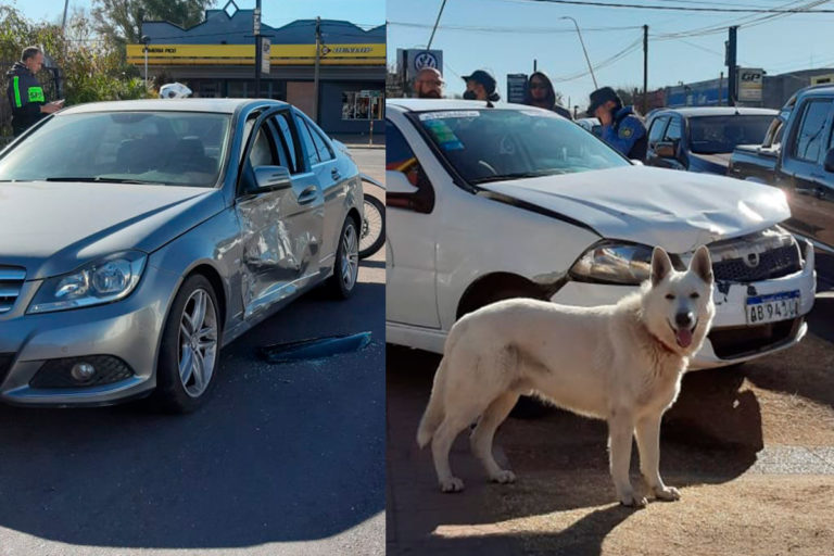 Un taxi y un Mercedes Benz chocaron, agredieron al taxista y dos personas fueron hospitalizadas