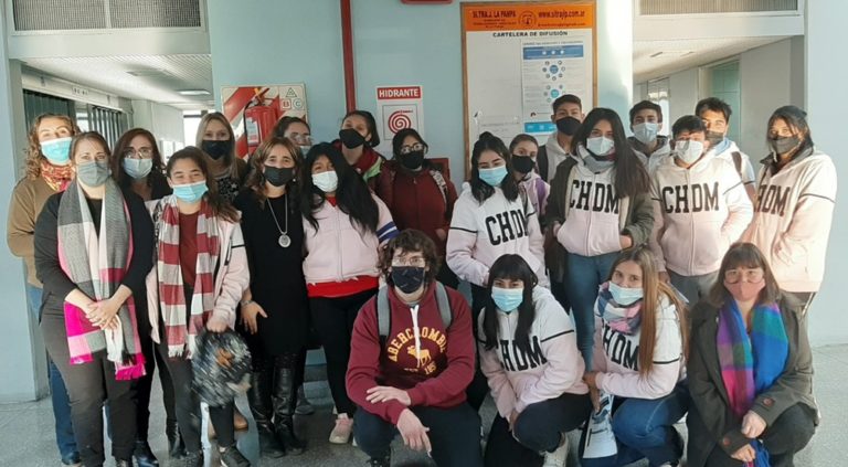 Alumnos del colegio “Héroes de Malvinas” de Trenel participaron de tres actividades en el Edificio Judicial de General Pico
