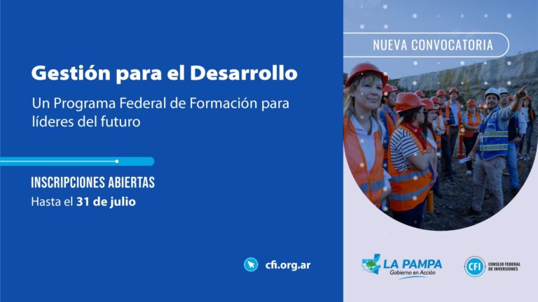 La Pampa estuvo presente, en el Programa Federal de Formación “Gestión para el Desarrollo”