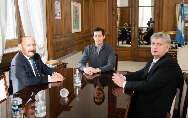 Durante su viaje a Buenos Aires, Ziliotto también fue recibido por ‘Wado’ de Pedro, Sergio Massa y Gildo Insfrán