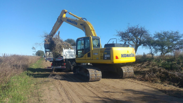Vialidad realizó tareas de mantenimiento en la Ruta Provincial 6
