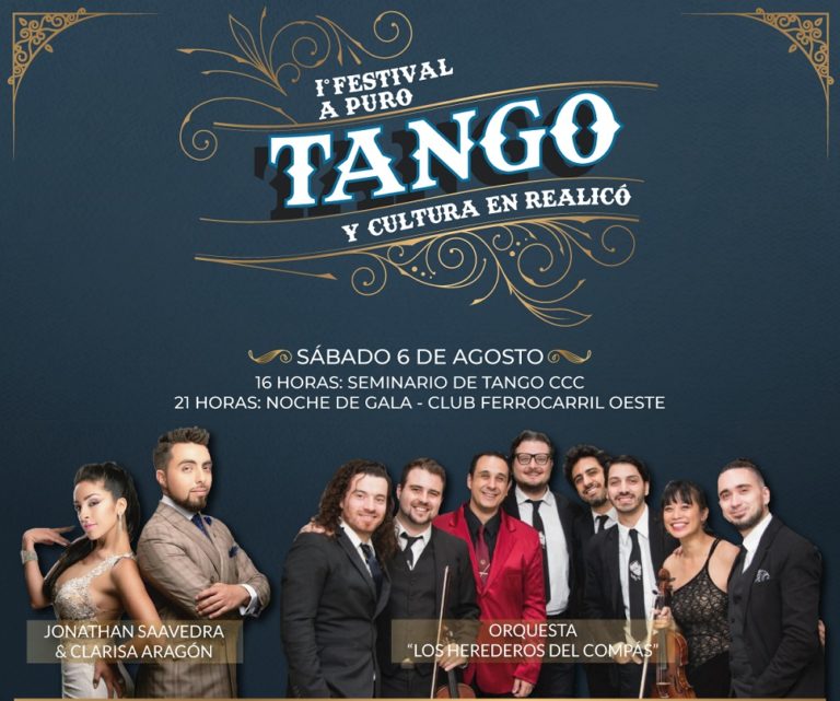 Primer festival denominado “A puro tango y cultura”, en Realicó