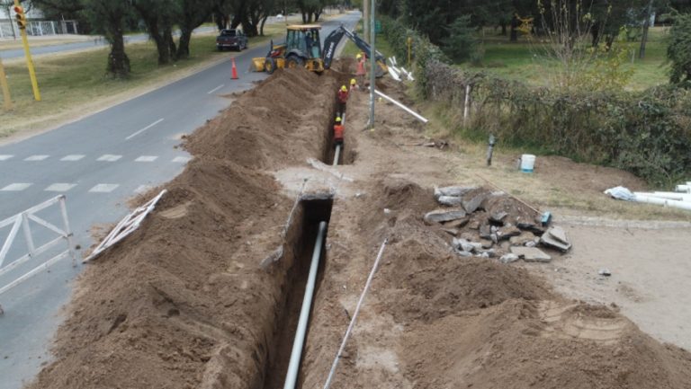 Avanza la primera etapa de la obra integral de agua potable y desagües en General Pico
