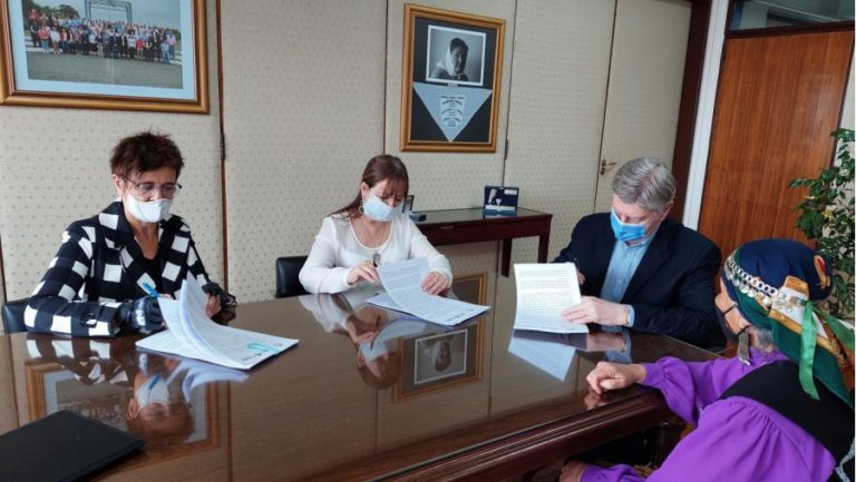Representantes del Registro Nacional de Comunidades Indígenas en La Pampa