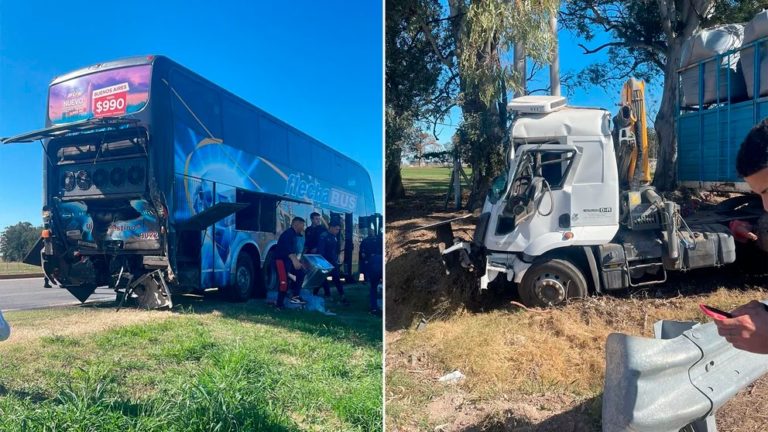 Un camión chocó al micro de Unión: Tres jugadores sufrieron traumatismo de cráneo y hay siete heridos; se suspendió el duelo frente a Talleres